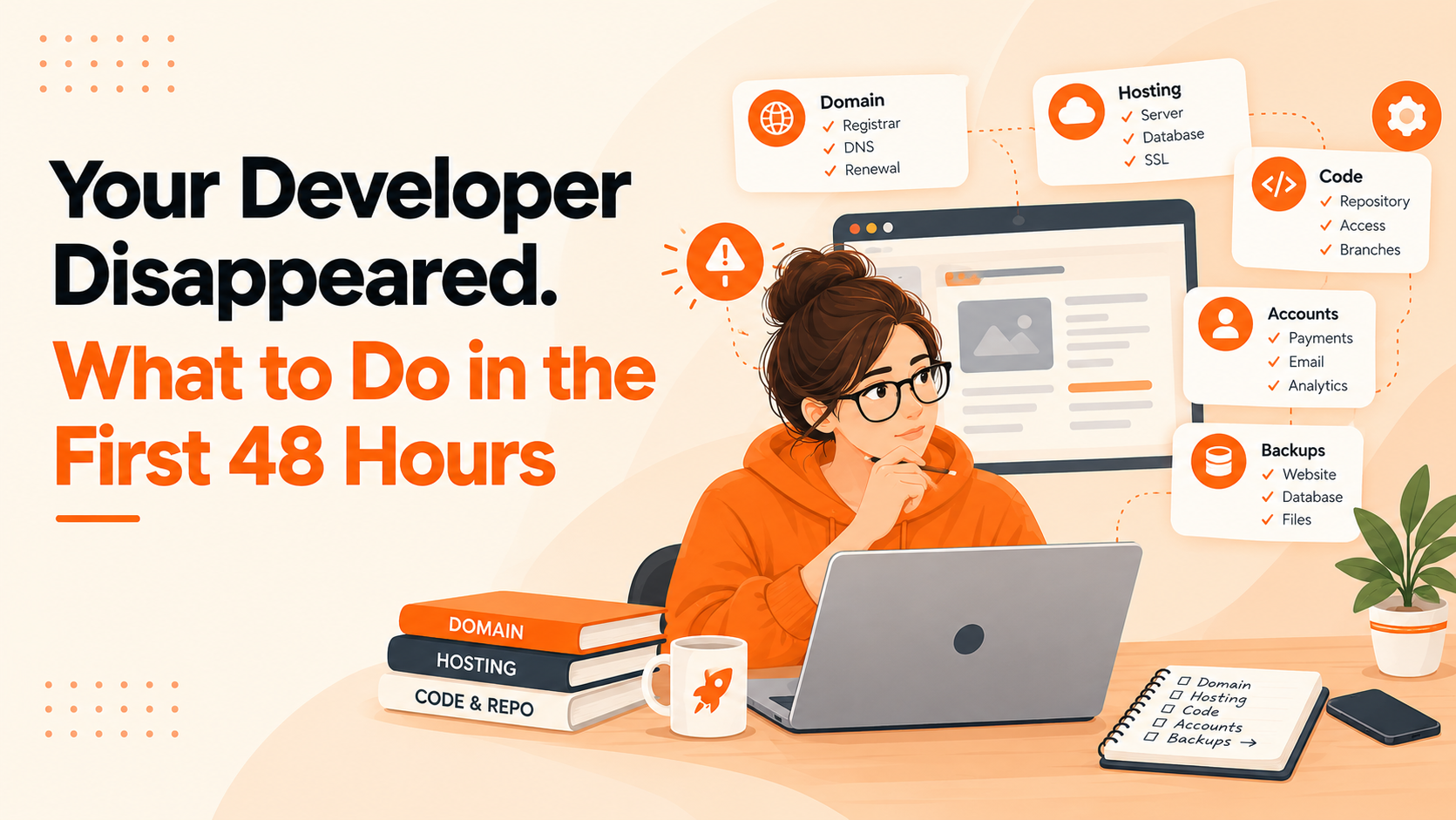 Your Developer Disappeared? What to Do in the First 48 Hours